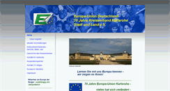 Desktop Screenshot of europa-union-karlsruhe.de