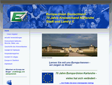 Tablet Screenshot of europa-union-karlsruhe.de